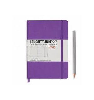 Leuchtturm1917 Еженедельник-блокнот на 2015 год, неделя на странице (Распродажа) Medium