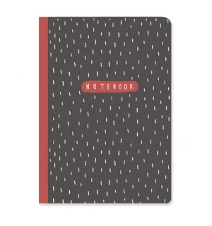 Red Wooden Flag Rain A5