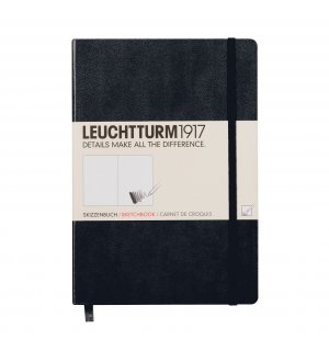Leuchtturm1917 Medium Sketchbook Black