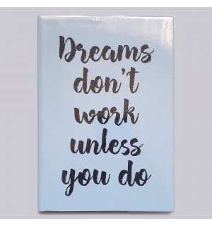 Stick'n'plan Недатированный планнер Dreams don't work А5