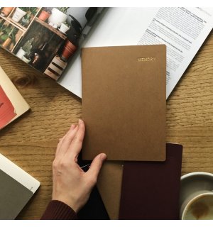 Kraftbook Блокнот на скрепке MEMORY, А5