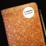 INDINOTES — круглая наклейка «Я люблю блокноты»