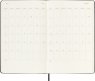 Moleskine Еженедельник Classic Weekly (вертикальный, 2024), Large, черный
