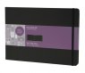 Записная книжка Moleskine Black Page Album, A4, черная