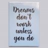 Stick'n'plan Недатированный планнер Dreams don't work А5
