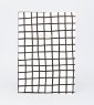 Red Wooden Flag Grid journal A5