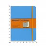 teNeues CoolNotes Light Blue/Argyle Blue c размерной линейкой
