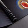Fabriano Black Drawing Book A4 альбом для графики, спираль по короткой стороне