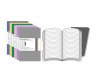 Записная книжка Moleskine Volant (в линейку, 2 шт.), Large, синяя