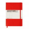 Leuchtturm1917 Medium Notebook Red (красный) (уцененный товар)