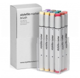 Stylefile Marker Набор маркеров Brush основные цвета С (x12) Stylefile Marker Набор маркеров Brush основные цвета С (x12)