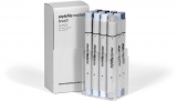 Stylefile Marker Набор маркеров Brush оттенки серый холодный (x12) Stylefile Marker Набор маркеров Brush оттенки серый холодный (x12)