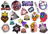 SWAG. Лист виниловых наклеек А4 SWAG. Лист виниловых наклеек А4