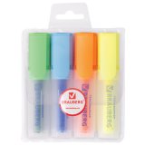 BRAUBERG "FLUO" набор маркеров-текстовыделителей 4 шт., линия 1-5 мм BRAUBERG "FLUO" набор маркеров-текстовыделителей 4 шт., линия 1-5 мм