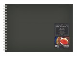 Fabriano Black Drawing Book A4 альбом для графики, спираль по короткой стороне