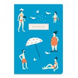 Red Wooden Flag Beach А6 Red Wooden Flag Beach А6