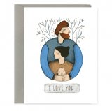 Открытка "I love you" C6 Открытка "I love you" C6