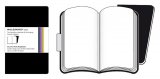 Записная книжка Moleskine Volant (нелинованная, 2 шт.), Large, черная
