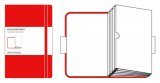 Записная книжка Moleskine Classic (с кармашком), Pocket, красная Записная книжка Moleskine Classic (с кармашком), Pocket, красная