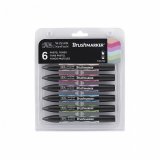 Winsor & Newton Brushmarker Набор маркеров 6 пастельных тонов (x6) Winsor & Newton Brushmarker Набор маркеров 6 пастельных тонов (x6)