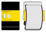 Блокнот Moleskine Reporter Soft (в клетку), Large, черная