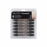 Winsor & Newton Promarker Набор маркеров 6 оттенки кожи (x6) 