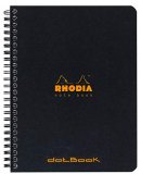 Rhodia Classic черная тетрадь на спирали (в точку) A5 Rhodia Classic черная тетрадь на спирали (в точку) A5
