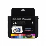 Winsor & Newton Promarker Набор маркеров 24 цвета в пенале-органайзере (x24) 
