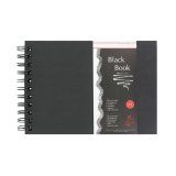 Hahnemuhle Black Book A4 альбом для графики, спираль по короткой стороне Hahnemuhle Black Book A4 альбом для графики, спираль по короткой стороне