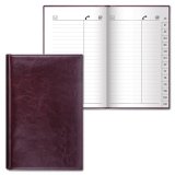 BRAUBERG Телефонная книжка А5, 136х202 мм, 96 л., вырубной алфавит, "Imperial", под гладкую кожу, темно-коричневая BRAUBERG Телефонная книжка А5, 136х202 мм, 96 л., вырубной алфавит, "Imperial", под гладкую кожу, темно-коричневая