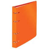 BRAUBERG Тетрадь на кольцах 120 л., А5, 160х205 мм, клетка, обложка пластик, Оранжевый BRAUBERG Тетрадь на кольцах 120 л., А5, 160х205 мм, клетка, обложка пластик, Оранжевый