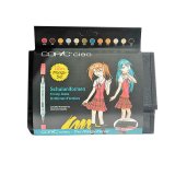 Copic Ciao Набор маркеров 12 цветов Manga-set School Uniforms в пенале (x12) Copic Ciao Набор маркеров 12 цветов Manga-set School Uniforms в пенале (x12)