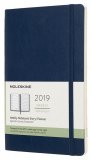Moleskine Еженедельник Classic Soft WKNT (2019), Large, синий сапфир