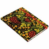 ЕжеWeeka Хохлома на черном (записная книжка в клетку) A5 ЕжеWeeka Хохлома на черном (записная книжка в клетку) A5