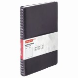 BRAUBERG Office PRO Тетрадь на гребне, черная, 80 л. А5 BRAUBERG Office PRO Тетрадь на гребне, черная, 80 л. А5