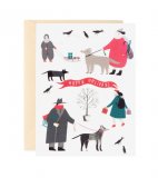 Открытка "Happy Holidays. White" C6 Открытка "Happy Holidays. White" C6