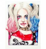Harley Quinn №1. Одиночная наклейка А6 Harley Quinn №1. Одиночная наклейка А6