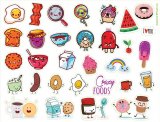 Crazy_Food. Лист виниловых наклеек А4 Crazy_Food. Лист виниловых наклеек А4