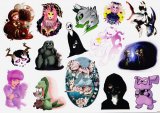 Mystery. Лист виниловых наклеек А4 Mystery. Лист виниловых наклеек А4