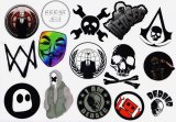 Hacker. Лист виниловых наклеек А4 Hacker. Лист виниловых наклеек А4