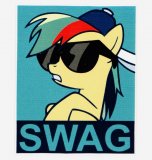 Swag Pony №29. Одиночная наклейка А6 Swag Pony №29. Одиночная наклейка А6