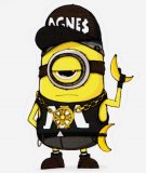 Minion №27. Одиночная наклейка А6 Minion №27. Одиночная наклейка А6