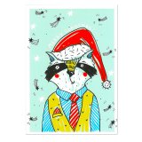 Открытка Merry Christmas! Енот C6 Открытка Merry Christmas! Енот C6