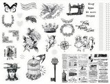 Mail art - 4. Лист виниловых наклеек А4 Mail art - 4. Лист виниловых наклеек А4