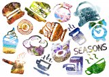 Seasons. Лист виниловых наклеек А4 Seasons. Лист виниловых наклеек А4