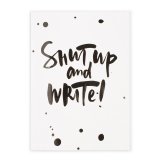 Подписные издания тетрадь Shut Up and Write A4 Подписные издания тетрадь Shut Up and Write A4