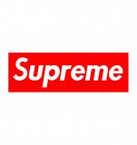 Supreme. Одиночная наклейка А6 Supreme. Одиночная наклейка А6