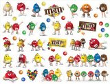 M&M's. Лист виниловых наклеек А4 M&M's. Лист виниловых наклеек А4