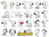 Снупи (Snoopy). Лист виниловых наклеек А4 Снупи (Snoopy). Лист виниловых наклеек А4