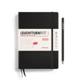 Leuchtturm1917 Еженедельник на 2025 год, неделя на развороте (вертикальный) Black (черный) Medium Leuchtturm1917 Еженедельник на 2025 год, неделя на развороте (вертикальный) Black (черный) Medium